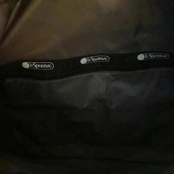 NEW LeSportsac Janice Varsity Collage Drawstring Backpack - Picture 4 of 4